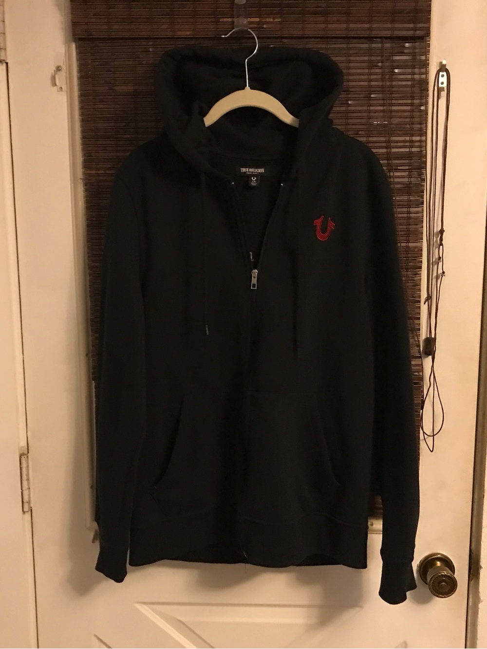 True Religion Big T Logo Zip Hoodie